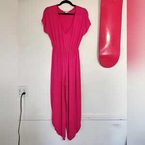 Elegant Pink Women's Jumpsuit